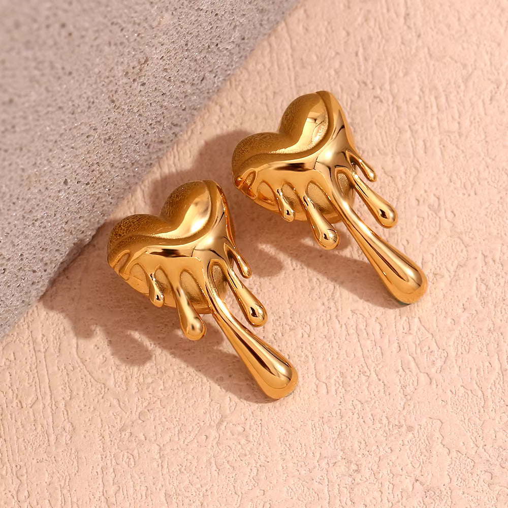 Heart Melt Earrings